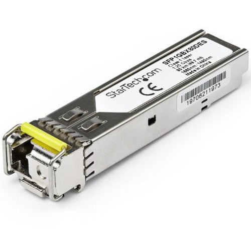 StarTech.com Dell EMC SFP-1G-BX80-D Compatible SFP Module - 1000BASE-BX-D - 10 GbE Gigabit Ethernet BiDi Fiber (SMF) SFP1GBX80DES