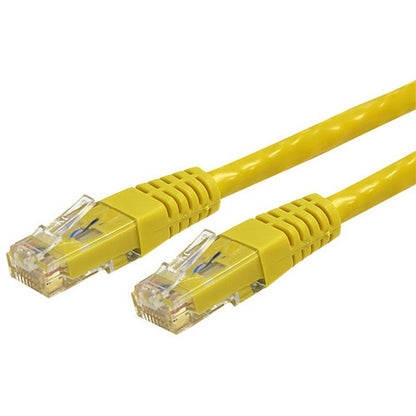 StarTech.com 4ft CAT6 Ethernet Cable - Yellow Molded Gigabit - 100W PoE UTP 650MHz - Category 6 Patch Cord UL Certified Wiring/TIA C6PATCH4YL