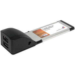 StarTech.com 2 Port ExpressCard Laptop USB 2.0 Adapter Card EC230USB