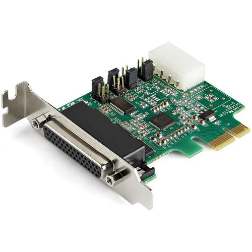 StarTech.com 4-port PCI Express RS232 Serial Adapter Card - PCIe Serial DB9 Controller Card 16950 UART - Low Profile - Windows/Linux PEX4S953LP