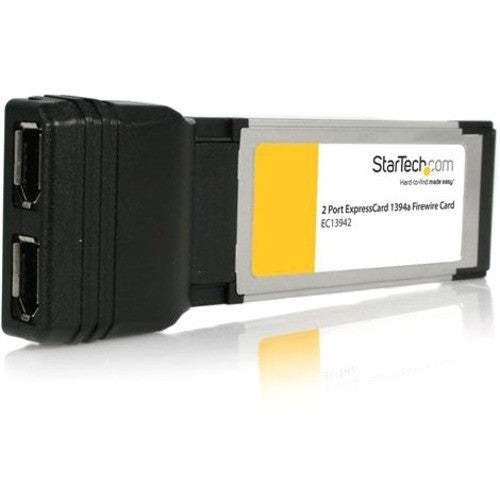 StarTech.com 2 Port ExpressCard IEEE-1394 Firewire Card - FireWire adapter card - ExpressCard/34 - Firewire - 2 ports EC13942