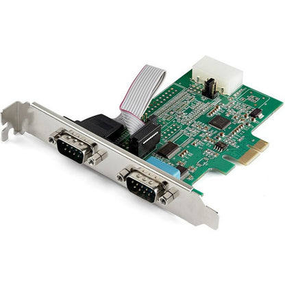 StarTech.com 2-port PCI Express RS232 Serial Adapter Card - PCIe to Dual Serial DB9 RS-232 Controller - 16950 UART - Windows and Linux PEX2S953