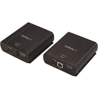 StarTech.com Newer version is USB2001EXT2NA - 1 Port USB 2.0 over Cat5 / Cat6 Ethernet Extender - up to 330ft (100m) USB2001EXT2