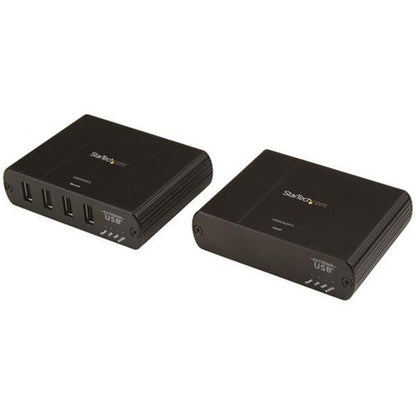 StarTech.com 4 Port USB 2.0 Extender over Ethernet/IP Network Hub - up to 330ft (100m) - USB over Gigabit LAN or Direct Cat5e/Cat6 Cable USB2G4LEXT2NA