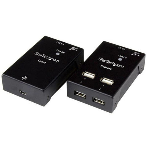 StarTech.com 4 Port USB 2.0-Over-Cat5-or-Cat6 Extender - up to 165ft (50m) USB2004EXTV