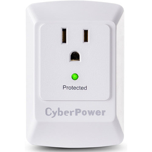 CyberPower CSB100W Essential 1-Outlet Surge Suppressor Wall Tap - Plain Brown Boxes CSB100W