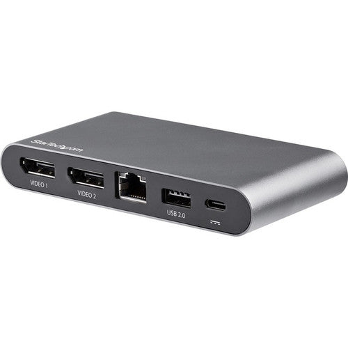 StarTech.com USB C Dock - 4K Dual Monitor DisplayPort Docking Station - 100W Power Delivery Passthrough, GbE, 2x USB-A - Multiport Adapter DK30C2DAGPD