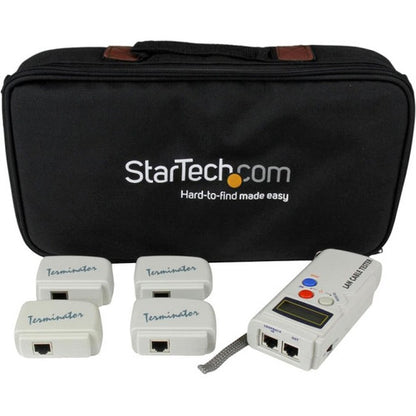 StarTech.com StarTech.com Professional RJ45 Network Cable Tester with 4 Remote Loopback Plugs - LAN Cable Tester Professional - Network testing device - Token Ring LANTESTPRO