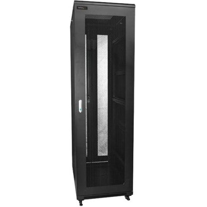 StarTech.com 42U Server Rack Cabinet - 4-Post Adjustable Depth (5.9" to 36.4") IT Network Equipment Rack Enclosure with Casters - 2000lbs (RK4236BKB) RK4236BKB