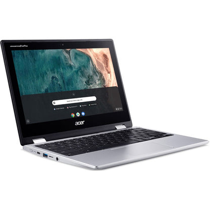 Acer Chromebook Spin 311 CP311-2H CP311-2H-C04Y 11.6" Touchscreen 2 in 1 Chromebook - HD - 1366 x 768 - Intel Celeron N4100 Quad-core (4 Core) 1.10 GHz - 4 GB RAM - 32 GB Flash Memory - Pure Silver NX.HKKAA.002