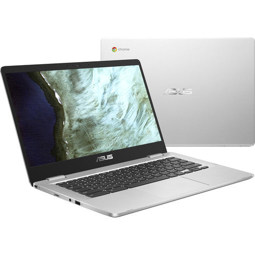 Asus Chromebook C423 C423NA-RH91T-CB 14" Touchscreen Chromebook - HD - 1366 x 768 - Intel Pentium N4200 Quad-core (4 Core) 1.10 GHz - 4 GB RAM - 32 GB Flash Memory - Silver C423NA-RH91T-CB