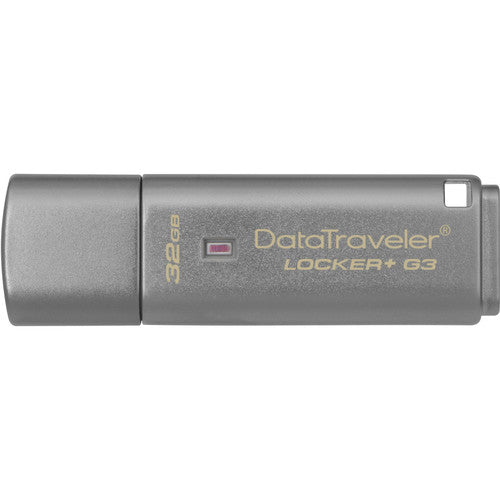 Kingston 32GB DataTraveler Locker+ G3 USB 3.0 Flash Drive DTLPG3/32GB