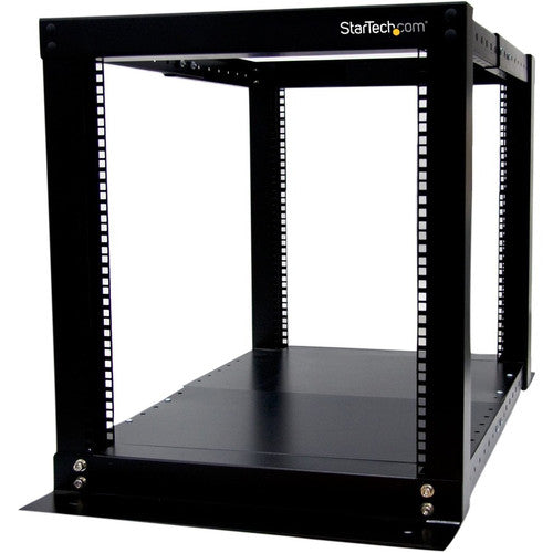 StarTech.com 12U Adjustable 4 Post Server Equipment Open Frame Rack Cabinet 4POSTRACK12