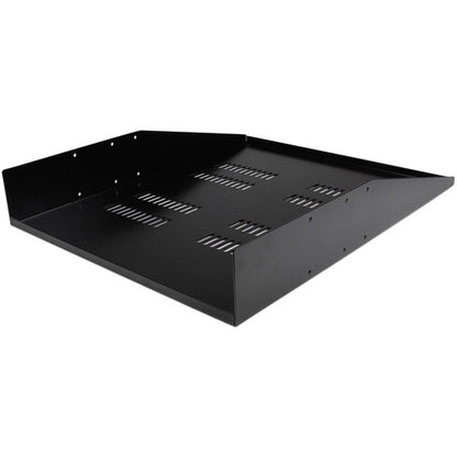 StarTech.com 2U Vented Rack Mount Cantilever 2 Post Shelf - Mid/Center Mount Server Rack Cabinet Shelf - 150lbs / 68kg CABSHF2POSTV