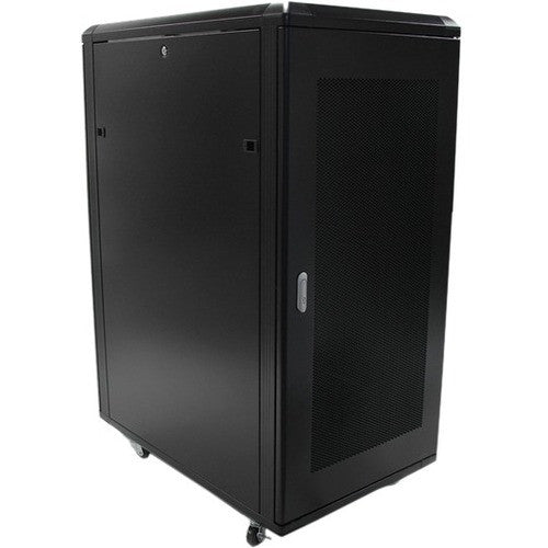 StarTech.com 25U AV Rack Cabinet - 36in - Portable Server / IT Computer Equipment Cabinet - Free Standing Data Rack w/ Casters (RK2536BKF) RK2536BKF