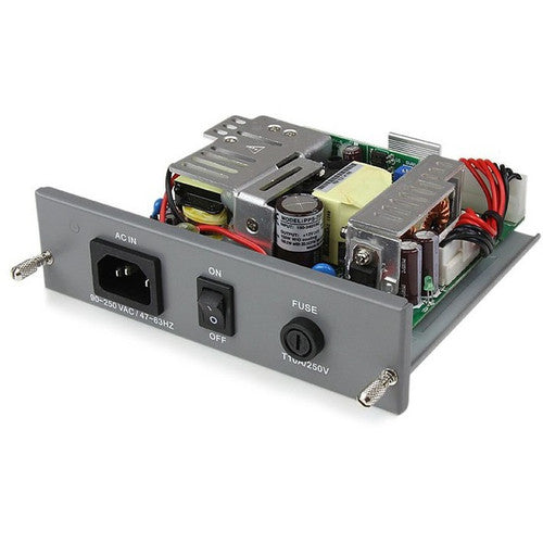 StarTech.com Redundant 200W Media Converter Chassis Power Supply Module for ETCHS2U ETCHS2UPSU