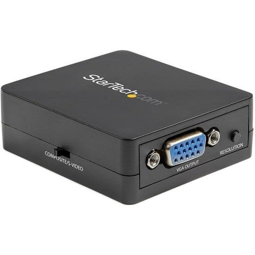 StarTech.com Composite to VGA Video Converter - 1920x1200 - Composite Video Scaler - S Video to VGA Adapter (VID2VGATV3) VID2VGATV3