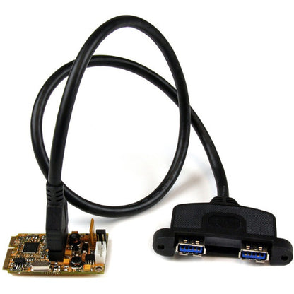 StarTech.com 2 Port SuperSpeed Mini PCI Express USB 3.0 Adapter Card w/ Bracket Kit and UASP Support MPEXUSB3S22B