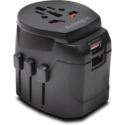 Kensington International Travel Adapter - Grounded (3-Prong) with Dual USB Ports 38238