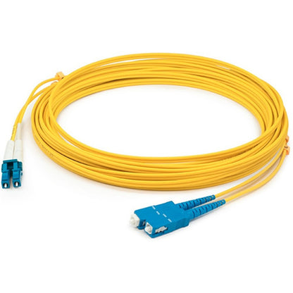 AddOn 1m SMF 9/125 Duplex SC/LC OS1 Yellow OFNR (Riser-Rated) Patch Cable ADD-SC-LC-1M9SMF