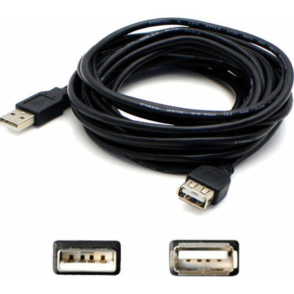 AddOn 15ft (4.6M) USB 2.0 A to A Active Extension Cable - M/F USBEXTAA15