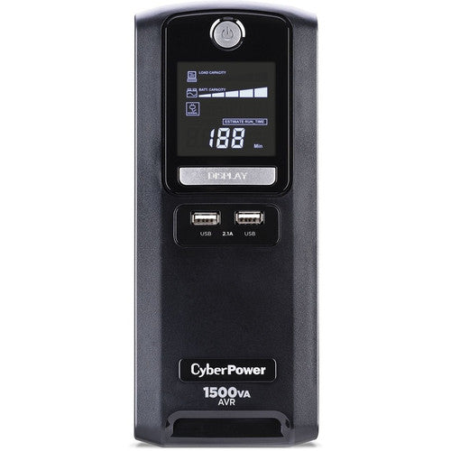 CyberPower UPS Systems LX1500GU-FC PC Battery Backup -  Capacity: 1500 VA / 900 W LX1500GU-FC