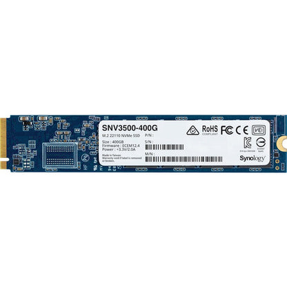 Synology SNV3000 SNV3500-400G 400 GB Solid State Drive - M.2 22110 Internal - PCI Express NVMe (PCI Express NVMe 3.0 x4) SNV3500-400G