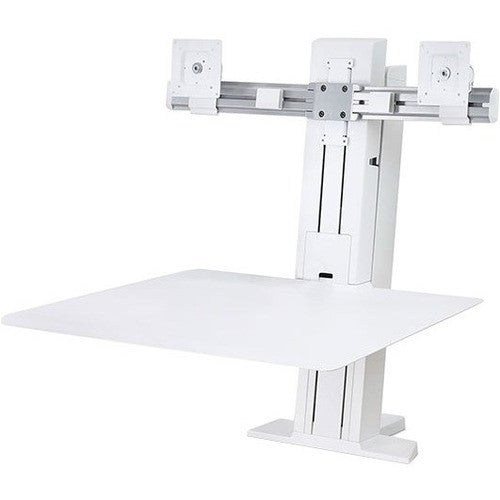 Ergotron WorkFit-SR Desk Mount for Monitor, Keyboard - White 33-407-062