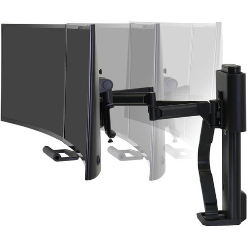 Ergotron TRACE Desk Mount for Monitor, LCD Display - Matte Black 45-631-224