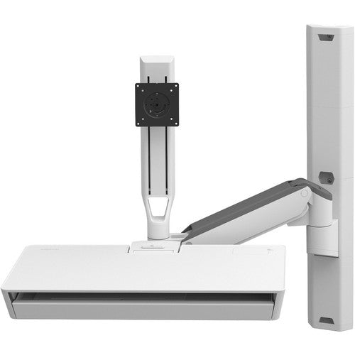 Ergotron CareFit Mounting Arm for Monitor, Mouse, Keyboard, LCD Display, Mount Extension - White 45-619-251