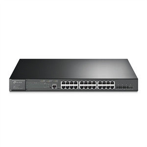 TP-Link JetStream 24-Port Gigabit L2+ Managed Switch with 4 10GE SFP+ Slots TL-SG3428XMP