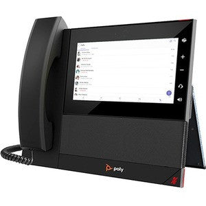 Poly CCX 600 IP Phone - Corded/Cordless - Corded/Cordless - Wi-Fi, Bluetooth - Desktop - Black 2200-49780-019