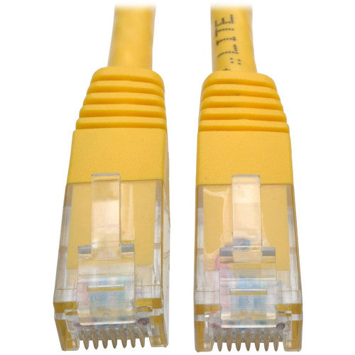 Tripp Lite Cat6 Gigabit Molded Patch Cable (RJ45 M/M), Yellow, 2 ft N200-002-YW