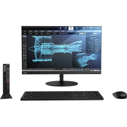 Lenovo ThinkStation P350 30EF001LUS Workstation - 1 x Intel Core i7 Octa-core (8 Core) i7-11700T 11th Gen 1.40 GHz - 16 GB DDR4 SDRAM RAM - 512 GB SSD - Tiny - Raven Black 30EF001LUS