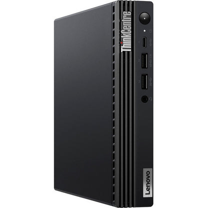 Lenovo ThinkCentre M80q Gen 3 11U1004XUS Desktop Computer - Intel Core i5 12th Gen i5-12500T Hexa-core (6 Core) 2 GHz - 16 GB RAM DDR5 SDRAM - 256 GB M.2 PCI Express NVMe 4.0 x4 SSD - Tiny - Black 11U1004XUS