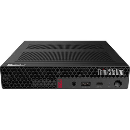 Lenovo ThinkStation P350 30EF003KUS Workstation - 1 x Intel Core i5 Hexa-core (6 Core) i5-11500T 11th Gen 1.50 GHz - 16 GB DDR4 SDRAM RAM - 512 GB SSD - Tiny - Black 30EF003KUS