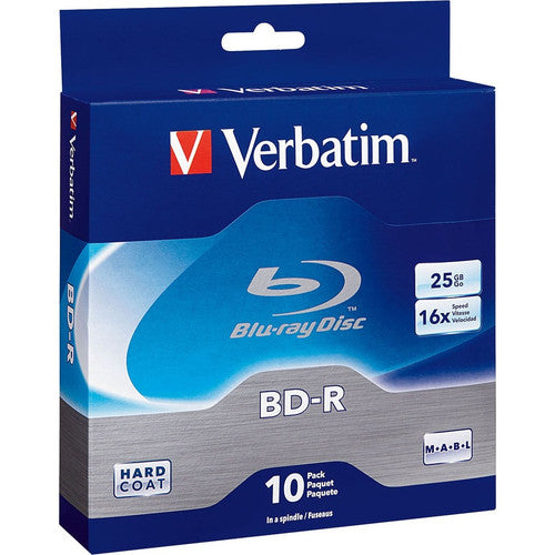 Verbatim BD-R 25GB 6X with Branded Surface - 10pk Spindle Box 97238