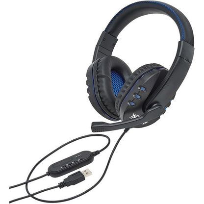 Tripp Lite USB Gaming Headset with Built-In Microphone, Audio Control and LEDs AHS-002-LED