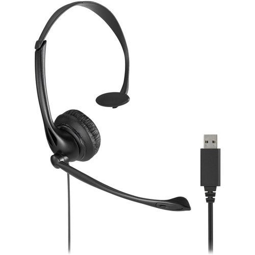 Kensington Classic USB-A Mono Headset with Mic and Volume Control K80100WW