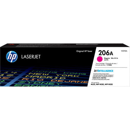 HP 206A Original Standard Yield Laser Toner Cartridge - Magenta - 1 Each W2113A