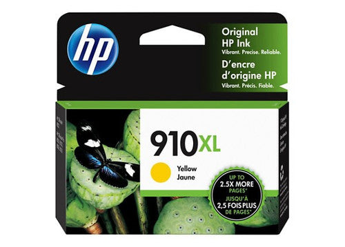 HP 910XL Original High Yield Inkjet Ink Cartridge - Yellow - 1 Each 3YL64AN#140