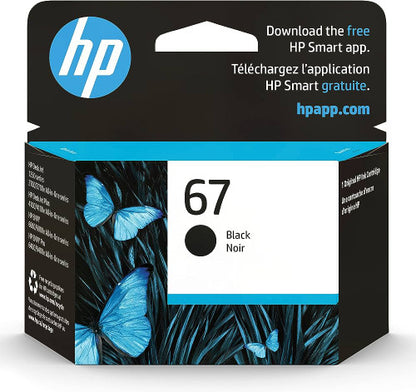 HP 67 Original Inkjet Ink Cartridge - Black Pack 3YM56AN#140