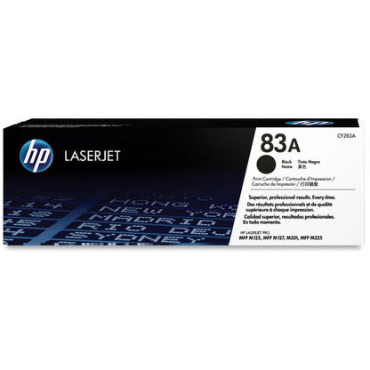 HP 83A (CF283A) Original Laser Toner Cartridge - Single Pack - Black - 1 Each CF283A