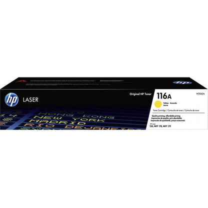 HP 116A (W2062A) Original Laser Toner Cartridge - Yellow - 1 Each W2062A