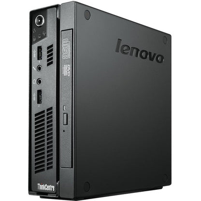 Lenovo ThinkCentre M72e 4004C3F Desktop Computer - Intel Core i3 2nd Gen i3-2120T Dual-core (2 Core) 2.60 GHz - 4 GB RAM DDR3 SDRAM - 500 GB HDD - Ultra Small - Business Black 4004C3F