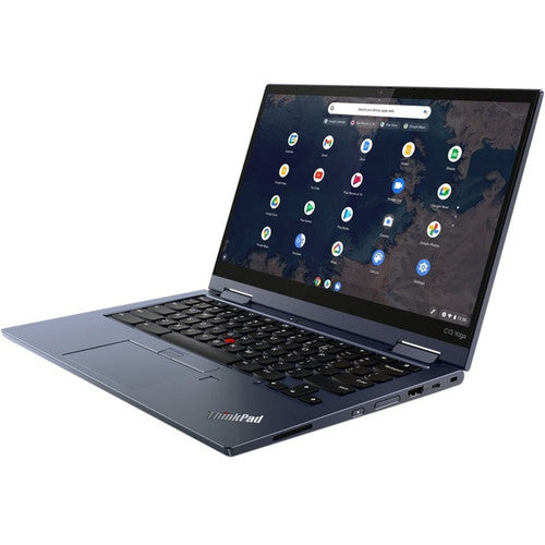 Lenovo ThinkPad C13 Yoga Gen 1 20UX000LUS 13.3" Touchscreen Convertible 2 in 1 Chromebook - Full HD - 1920 x 1080 - AMD 3150C Dual-core (2 Core) 2.40 GHz - 4 GB Total RAM - 32 GB Flash Memory - Abyss Blue 20UX000LUS