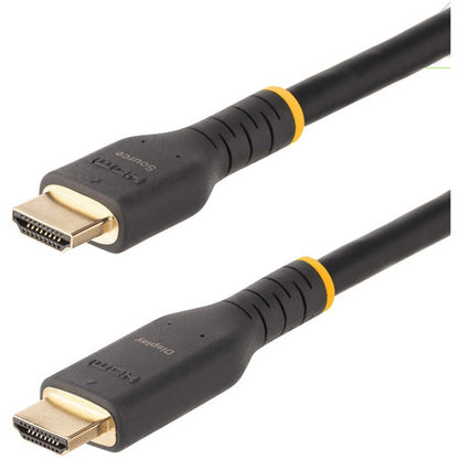 StarTech.com 10m (30ft) Active HDMI Cable, HDMI 2.0 4K 60Hz UHD, Rugged HDMI Cord w/ Aramid Fiber, Heavy-Duty High Speed HDMI 2.0 Cable RH2A-10M-HDMI-CABLE