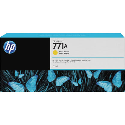 HP 771A (B6Y18A) Original Inkjet Ink Cartridge - Single Pack - Yellow - 1 Each B6Y18A