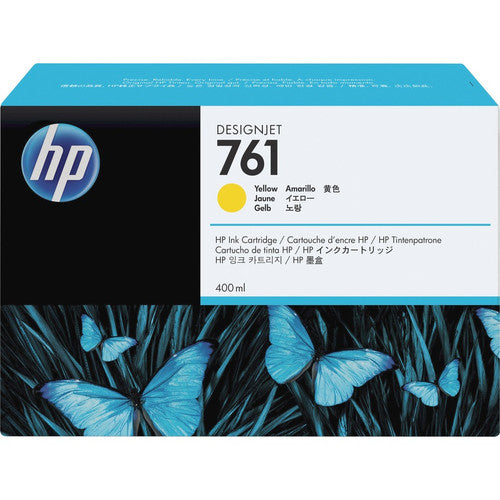 HP 761 (CM992A) Original Inkjet Ink Cartridge - Single Pack - Yellow - 1 / Each CM992A