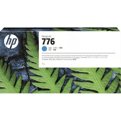 HP 776 Original Inkjet Ink Cartridge - Cyan Pack 1XB09A